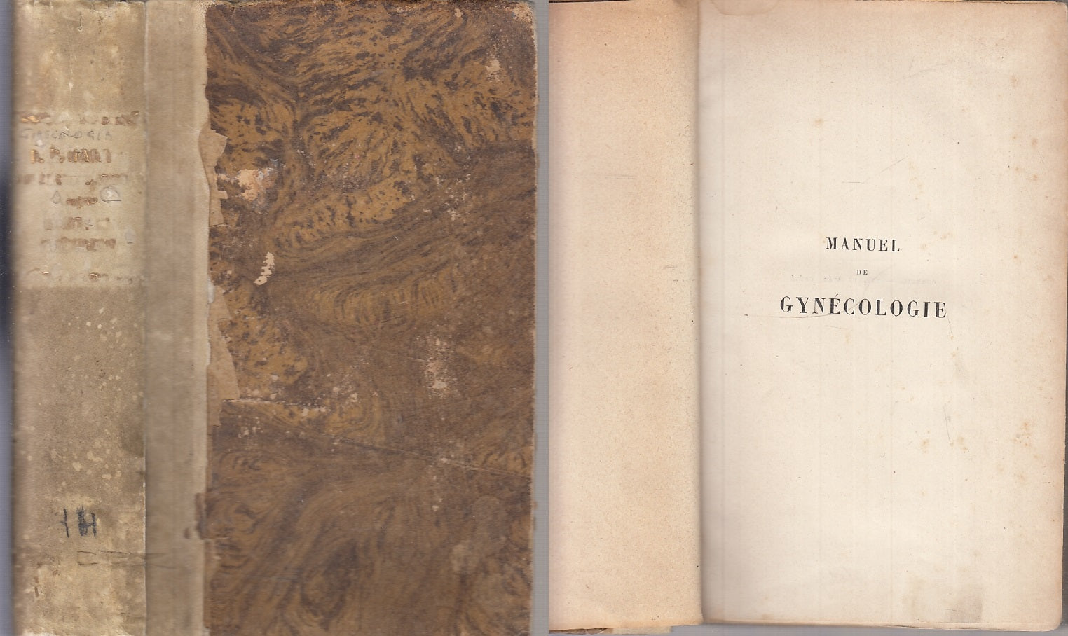 LZ- MANUEL DE GYNECOLOGIE FRANCESE ILLUSTRATO - HARTBARBOUR ---- 1883 -- XFS138
