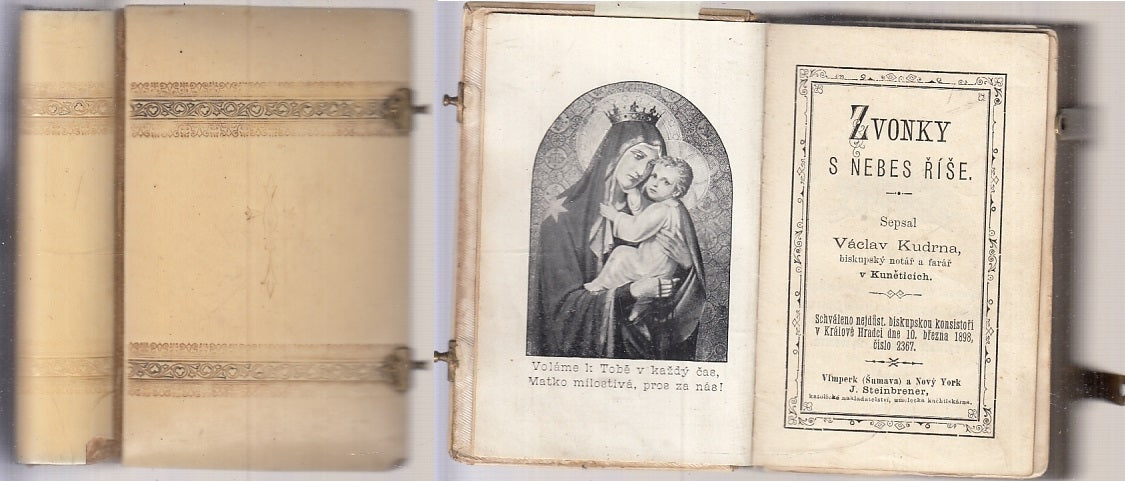 LD- ZVONKY S NEBES RISE LIBRO PREGHIERE CECO - VAKLAV KUDRNA ---- 1890- C- XFS33