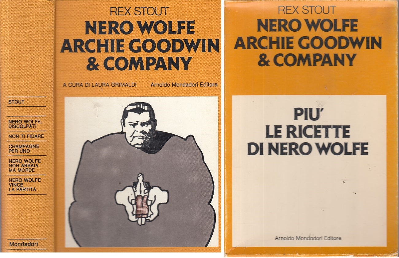 LN- NERO WOLFE, ARCHIE GOODWIN & COMPANY - STOUT - MONDADORI--- 1975 - C - ZFS39