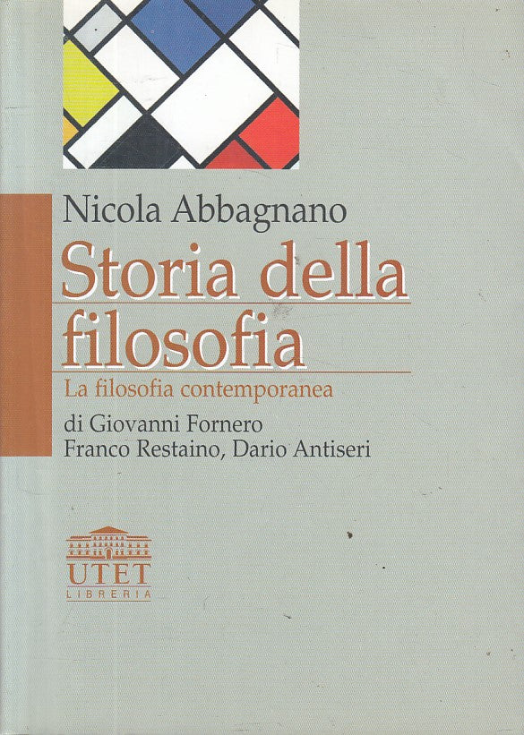 LS- STORIA DELLA FILOSOFIA VOL.4 TOMO 2 - ABBAGNANO - UTET --- 2003 - B - YFS424