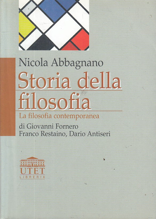LS- STORIA DELLA FILOSOFIA VOL.4 TOMO 2 - ABBAGNANO - UTET --- 2003 - B - YFS424