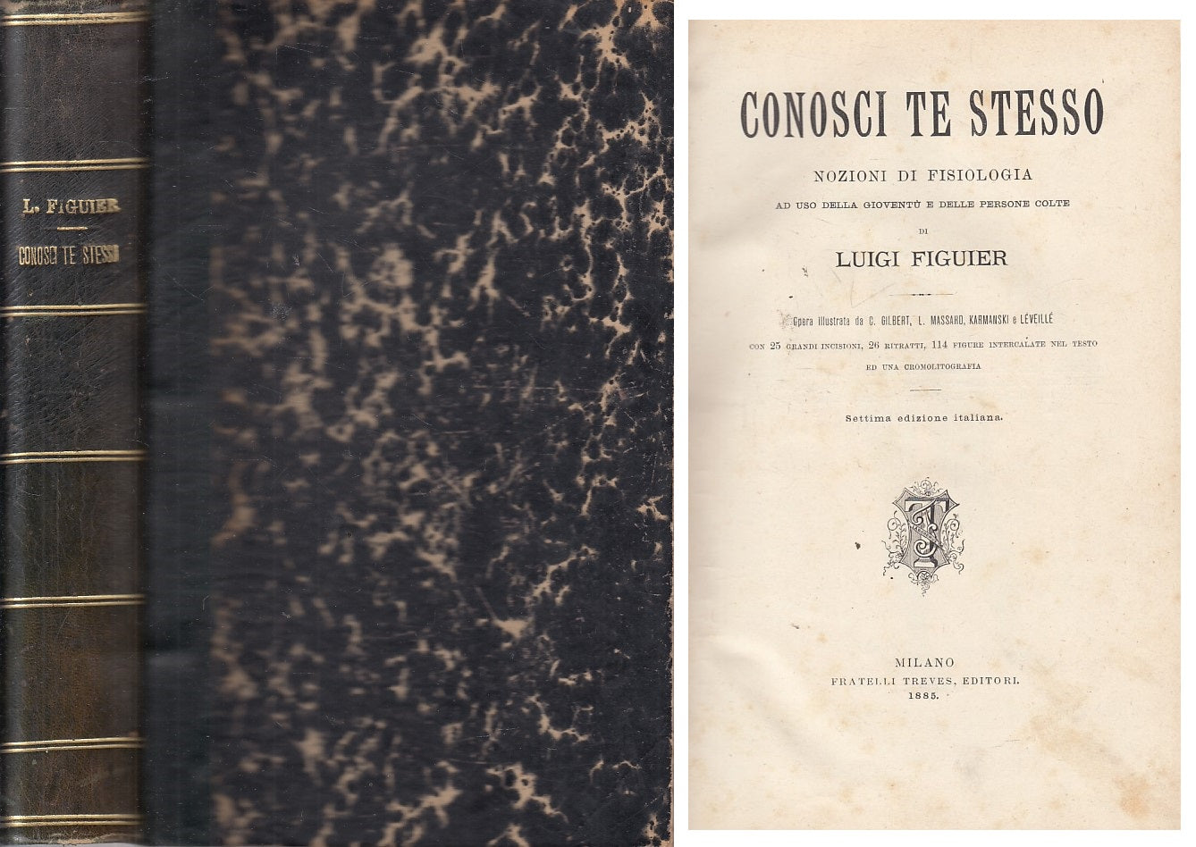 LZ- CONOSCI TE STESSO ANATOMIA UMANA - FIGUIER - TREVES --- 1885 - C - YFS424