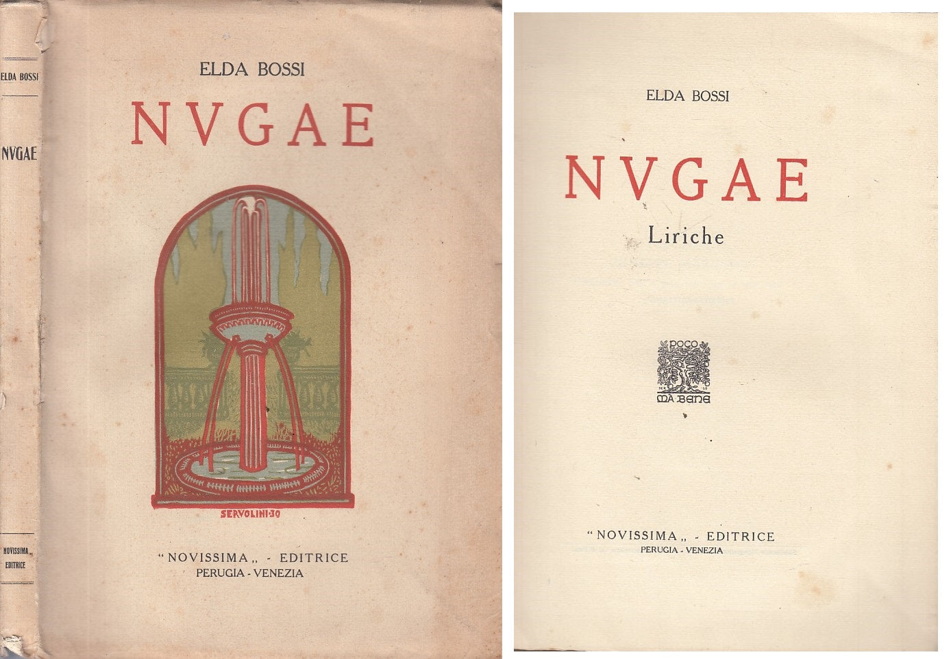 LN- NUGAE LITICHE - ELDA BOSSI - NUOVISSIMA --- 1930 - BS - YFS496