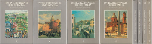 LS- STORIA ILLUSTRATA DI REGGIO EMILIA 4 VOLL. -- AIEP --- 1987 - C - YFS787