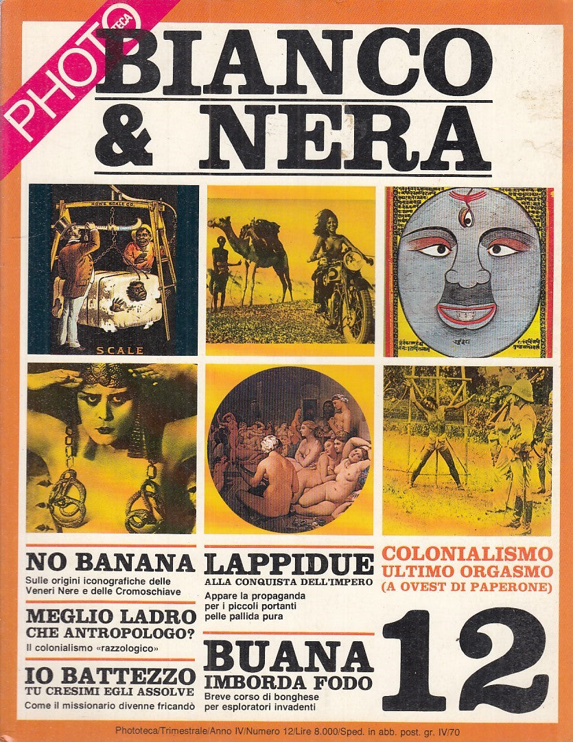 LX- RIVISTA PHOTOTECA ANNO IV N.12 'BIANCO & NERA' ----- 1982 - B - YDS355