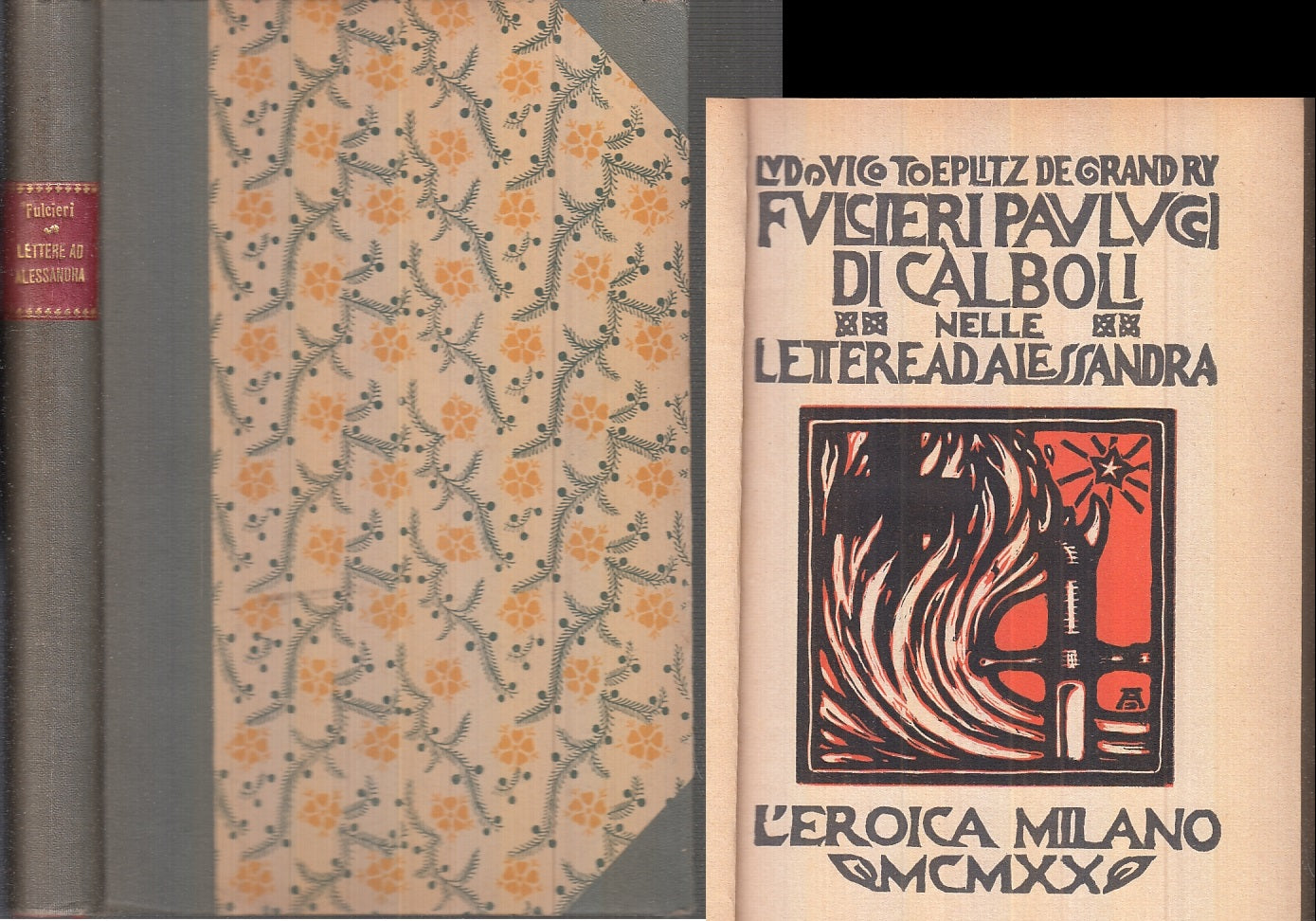 FULCIERI PAULUCCI CALBOLI LETTERE AD ALESSANDRA- GRAND RY---- 1920- C-XFS101