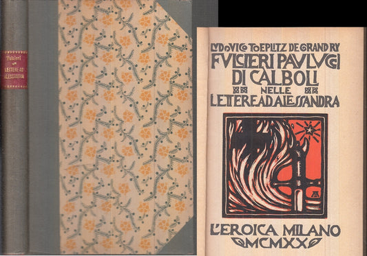 FULCIERI PAULUCCI CALBOLI LETTERE AD ALESSANDRA- GRAND RY---- 1920- C-XFS101