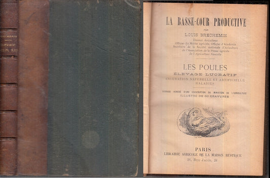 LH- LA BESSE COUR PRODUCTIVE- LOUIS BRECHEMIN- MAISON RUSTIQUE--- 1908- C-XFS101