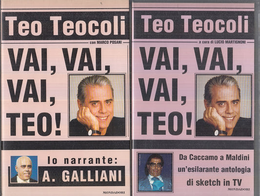 VAI VAI VAI TEO + VIDEOCASSETTA VHS - TEO TEOCOLI- MONDADORI--- 2000- B- YFS