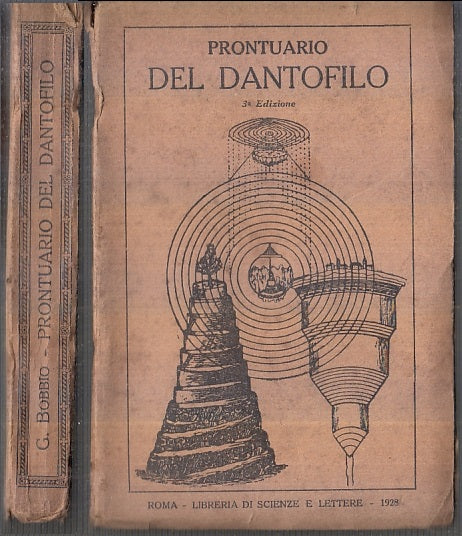 PRONTUARIO DEL DANTOFILO DIVINA COMMEDIA-- SCIENZE LETTERE--- 1928- B-XFS101