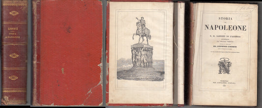 LS- STORIA DI NAPOLEONE GIUNTE ITALIANE FUNERALI - LISSONI ---- 1839- C- XFS99