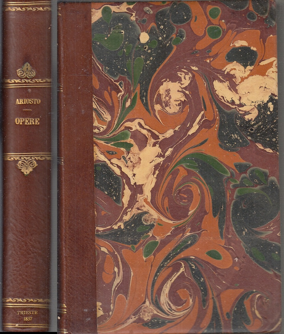 LN- OPERE ORLANDO FURIOSO RINALDO - LODOVICO ARIOSTO - TRIESTE--- 1857- C- XFS99