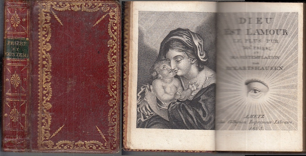LD- DIEU EST L'AMOUR LIBRO PREGHIERE- ECKARTSHAUSEN- COLLIGNON--- 1805- C- XFS99