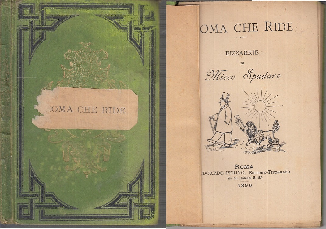 ROMA CHE RIDE BIZZARRIE - MICCO SPADARO - EDOARDO PERINO --- 1890- C- XFS100