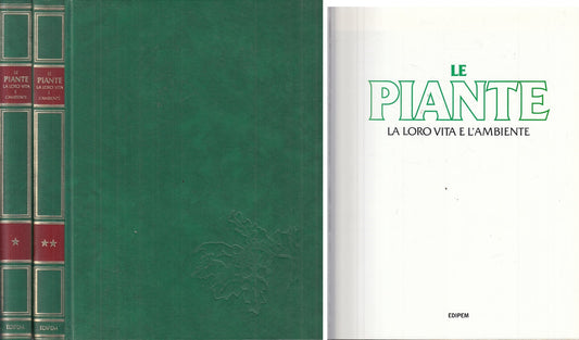 LZ- LE PIANTE LA LORO VITA E L'AMBIENTE 2 VOLL. -- EDIPEM --- 1982 - C - YFS558