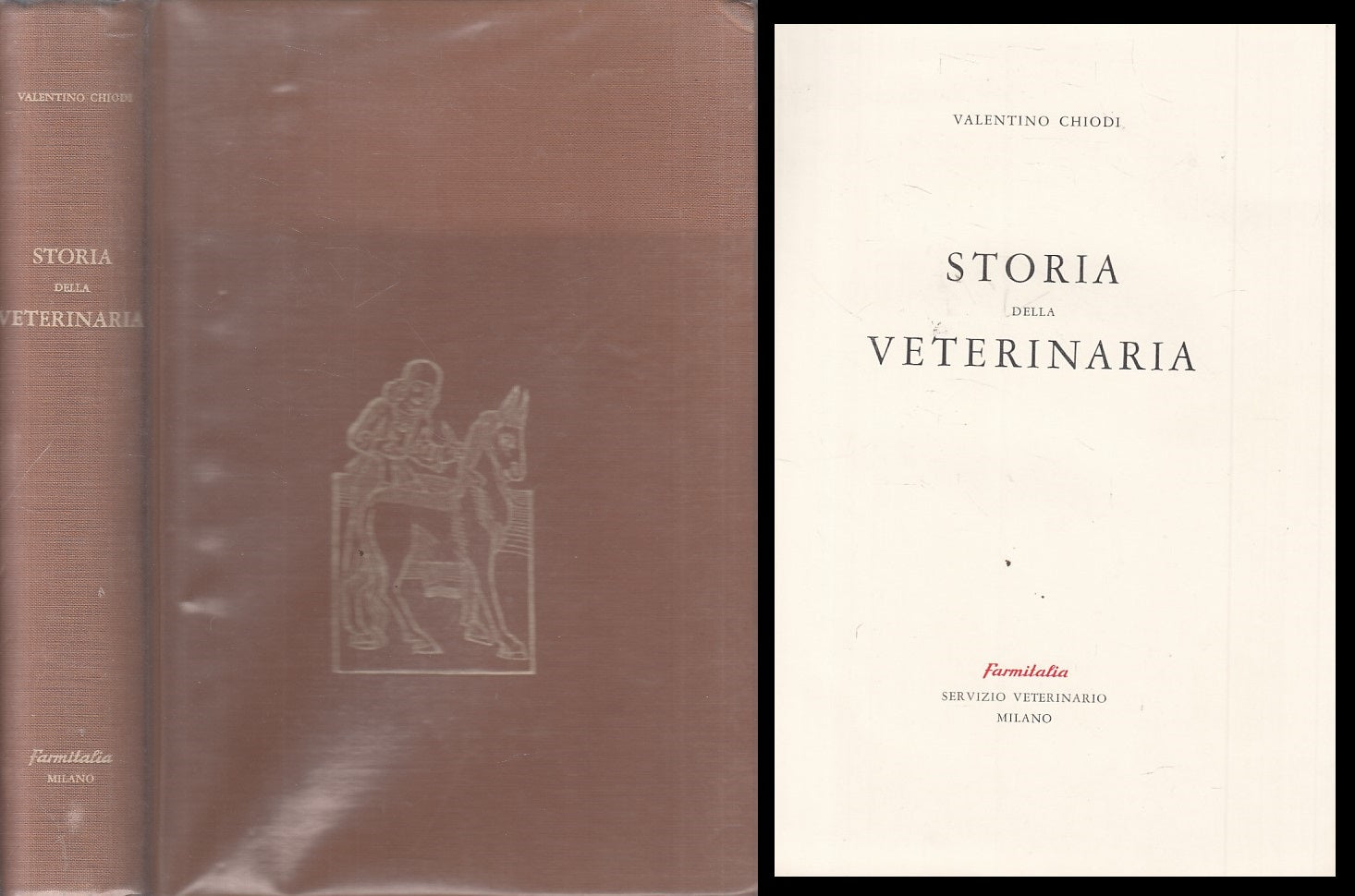LS- STORIA DELLA VETERINARIA - CHIODI - FARMITALIA --- 1957 - CS - ZFS419