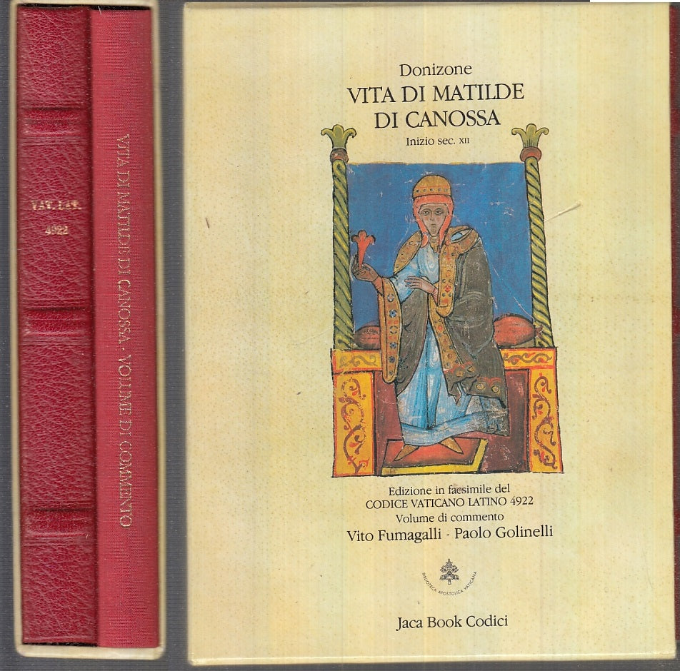 LS- DONIZONE VITA DI MATILDE DI CANOSSA -- JACA BOOK - CODICI-- 1984- C- XFS100