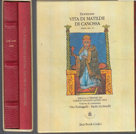 LS- DONIZONE VITA DI MATILDE DI CANOSSA -- JACA BOOK - CODICI-- 1984- C- XFS100