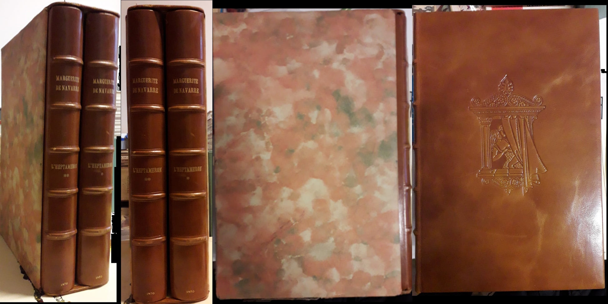 L'HEPTAMERON  2 VOLUMI - DE NAVARRE - EDITIONS DU BANIYAN --- 1970 - C - ZFS