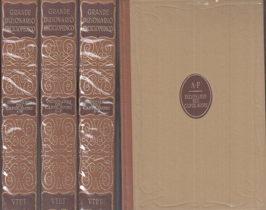 LZ- DIZIONARIO DEI CAPOLAVORI 3 VOLUMI -- UTET --- 2004 - CS - ZFS319