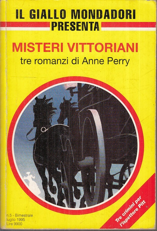 LG- IL GIALLO MONDADORI PRESENTA 5 MISTERI VITTORIANI -- ANNE PERRY ---- 1995- B- YFS