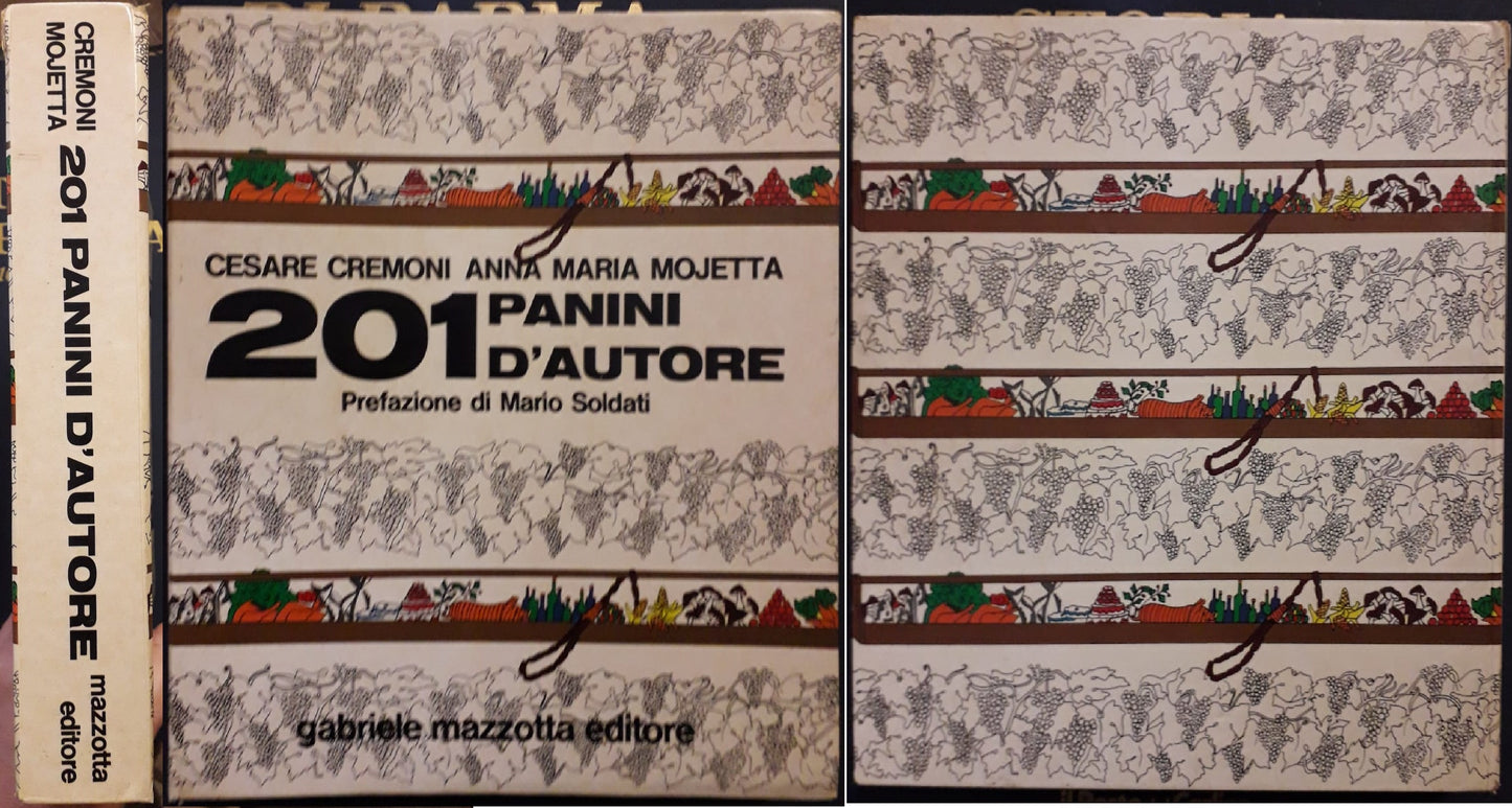 LZ- 201 PANINI D'AUTORE - CREMONI MOJETTA SOLDATI - MAZZOTTA --- 1972- C- XFS53
