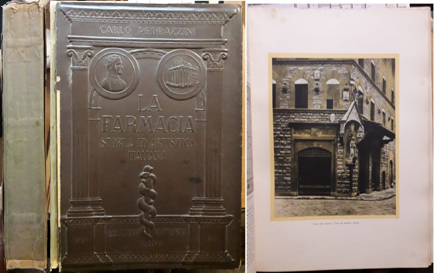 LZ- LA FARMACIA STORICA ARTISTICA ITALIANA- PEDRAZZINI- VITTORIA--- 1934- C- ZFS