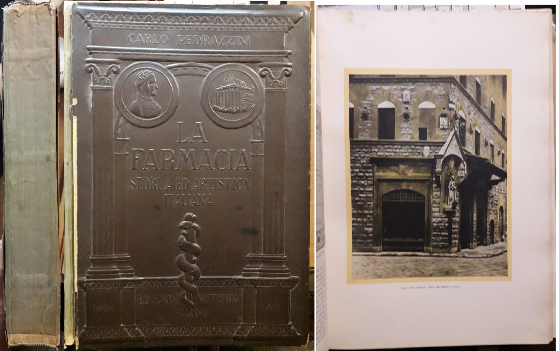 LZ- LA FARMACIA STORICA ARTISTICA ITALIANA- PEDRAZZINI- VITTORIA--- 1934- C- ZFS