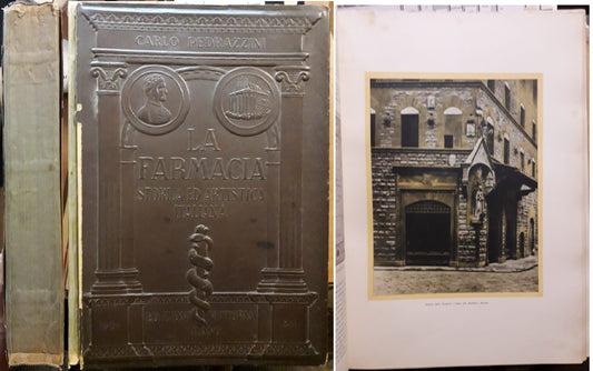 LZ- LA FARMACIA STORICA ARTISTICA ITALIANA- PEDRAZZINI- VITTORIA--- 1934- C- ZFS