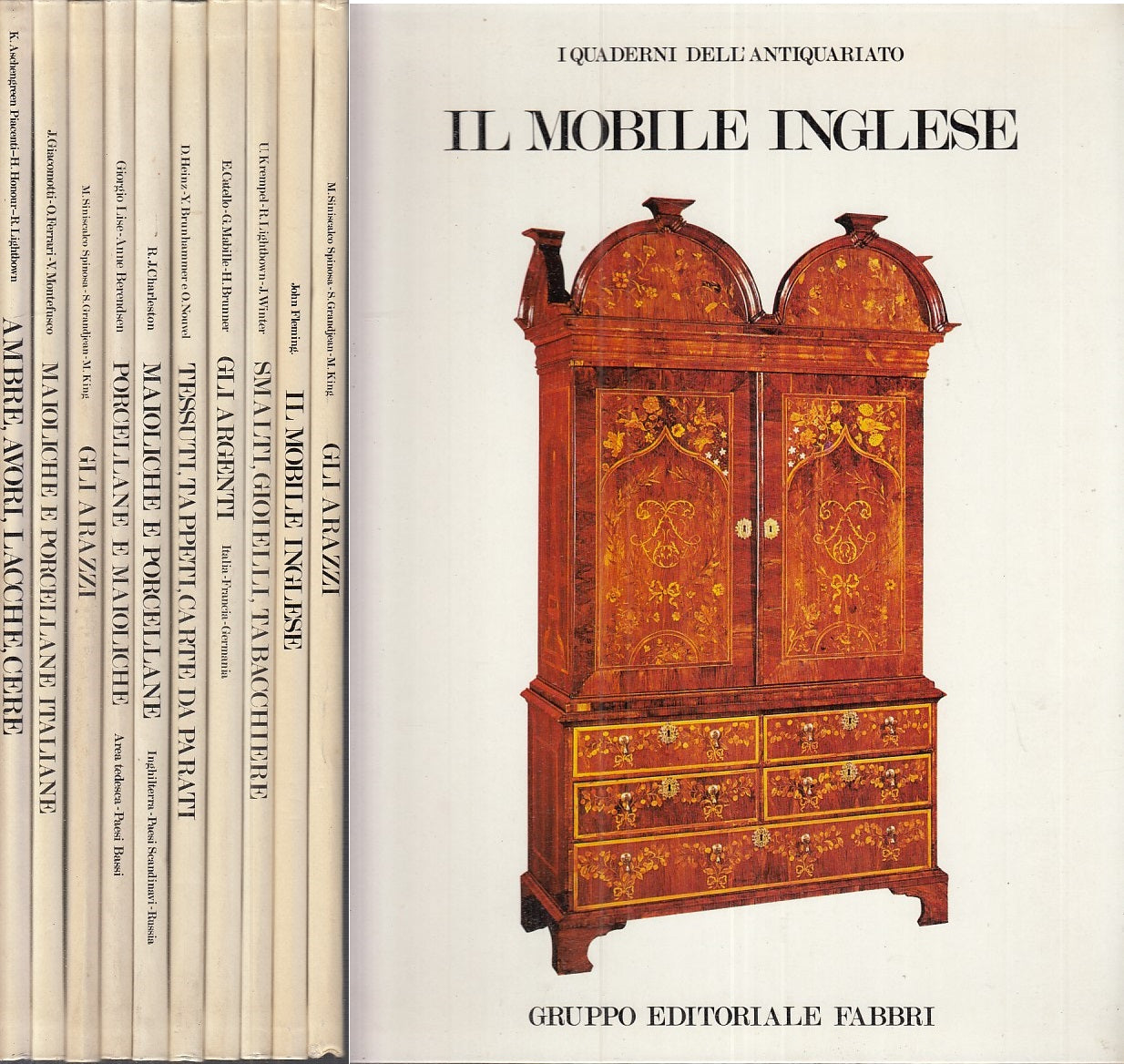 LT- LOTTO 'I QUADERNI DELL'ANTIQUARIATO' 10 VOL. -- FABBRI --- 1981 - C - ZFS500