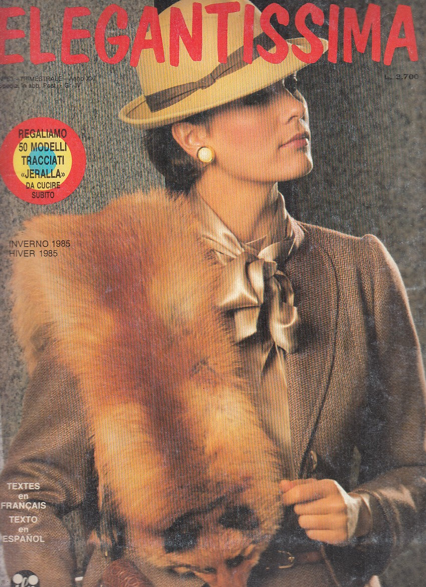 LR- RIVISTA "ELEGANTISSIMA" ANNO XXI N. 63 -- IBI --- 1985 - S - YFS297