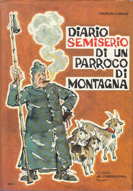 LN- DIARIO SEMISERIO PARROCO DI MONTAGNA- LONGO- CONVENTINO--- 1981- CS - YFS687