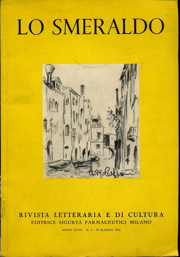 LR- LO SMERALDO LOTTO 6 NUMERI RIVISTA LETTERARIA E CULTURA ----- 1949 -- XFS140