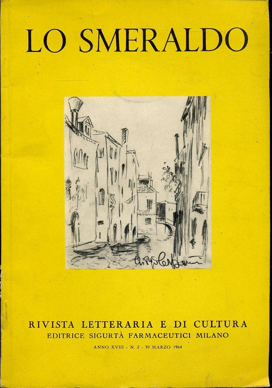 LR- LO SMERALDO LOTTO 6 NUMERI RIVISTA LETTERARIA E CULTURA ----- 1949 -- XFS140