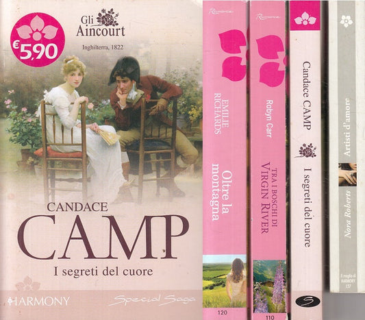 BLOCCO 4 ROMANZI HARMONY ROMANCE - AA.VV. - MONDADORI --- 2009 - B - BRH501