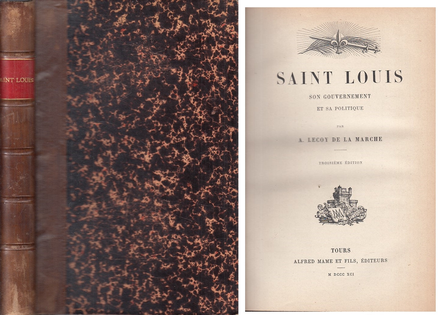 LS- SAINT LOUIS SON GOUVERNEMENT - DE LA MARCHE - MAME --- 1891 - C - YFS337