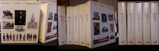 LS- L'ITALIA MODERNA 5 VOLUMI OPERA COMPLETA COFANETTI-- ELECTA - BNL - CS - ZFS