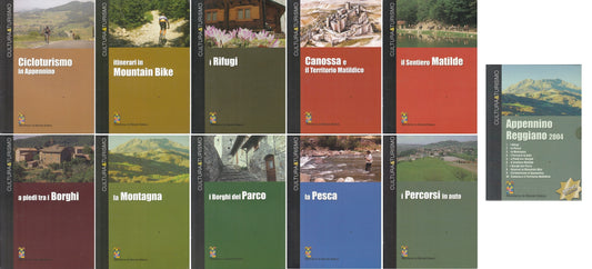 LZ- APPENNINO REGGIANO 10 OPUSCOLI CULTURA TURISMO -- RE --- 2004 - B - ZFS620