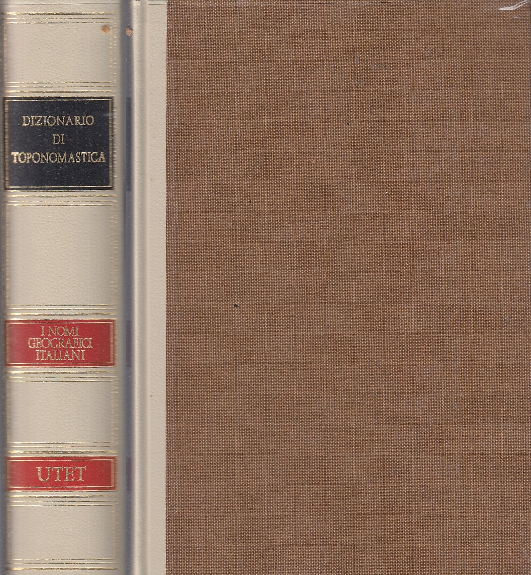 LZ- DIZIONARIO DI TOPONOMASTICA NOMI GEOGRAFICI ITALIANI-- UTET--- 1990- CS- ZFS
