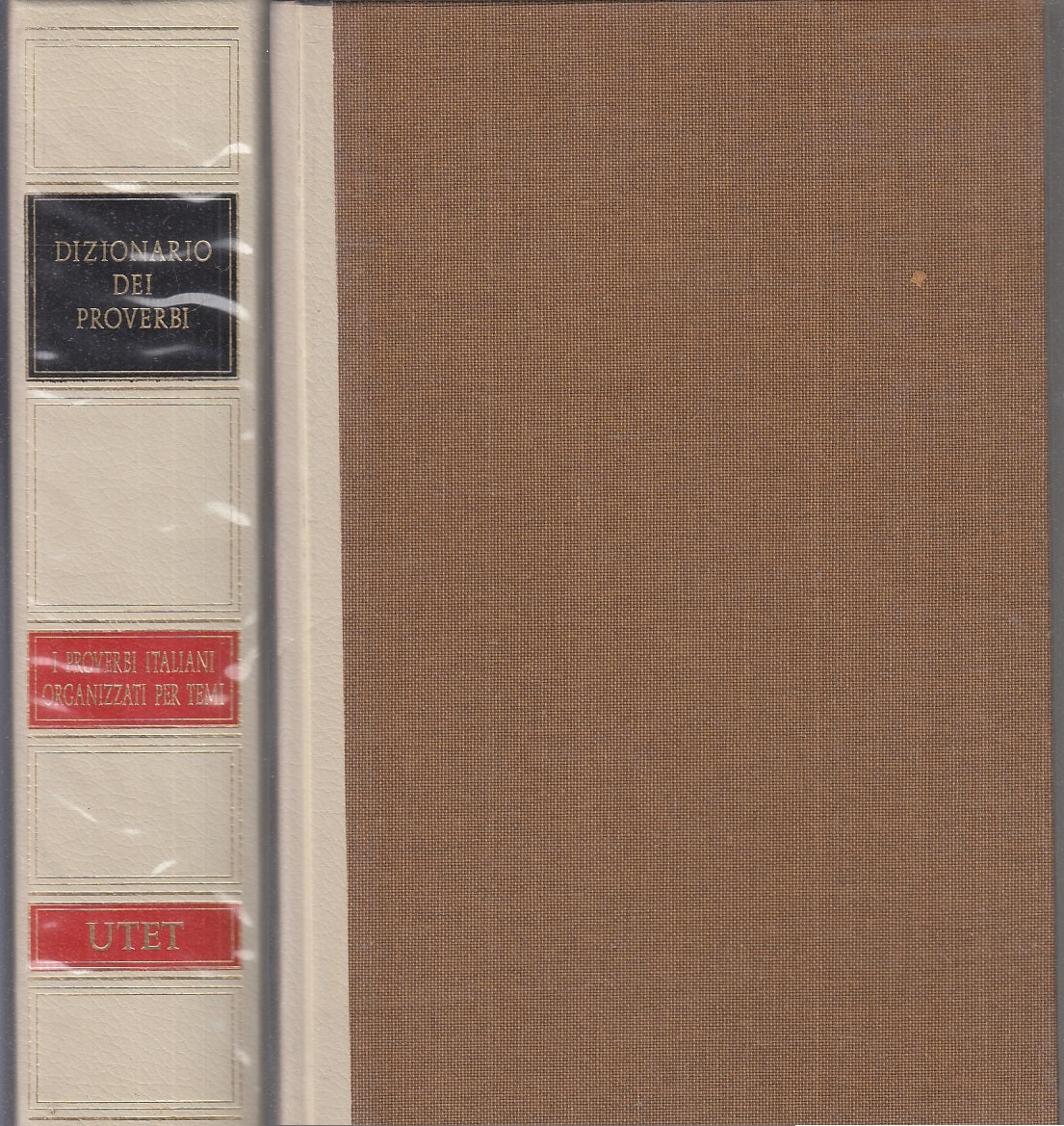 LZ- DIZIONARIO DEI PROVERBI ITALIANI ORGANIZZATI PER TEMI-- UTET--- 2004- CS-ZFS