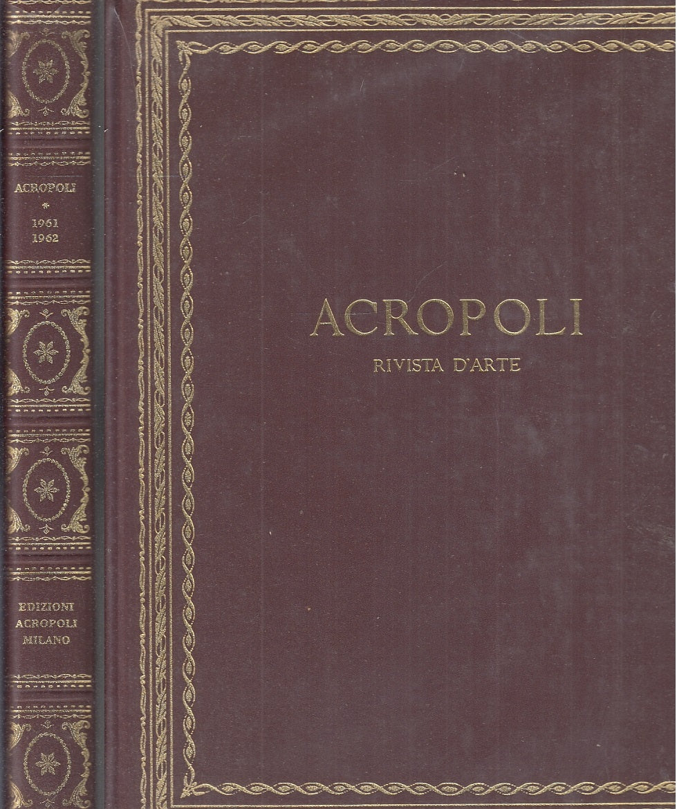 LT-ACROPOLI RIVISTA D'ARTE ANNO II 1961/1962 - UMBERTO PINI---- 1962- CS- YFS884