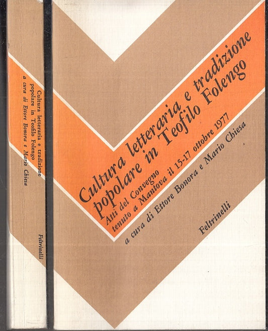 LZ- CULTURA LETTERARIA TRADIZIONE POPOLARE TEOFILO FOLENGO ----- 1979 - B - XFS8