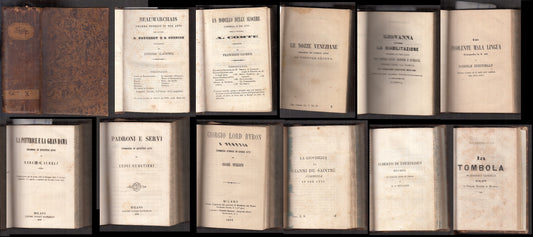 RACCOLTA TEATRO VOLUME X- GORDINE SEJOUR COMTE CUCINIELLO---- 1850- C-XFS107