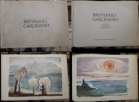 LT- BREVIARIO GARDESIANO ACQUARELLI LONGARETTI LONGO -- IL CONVENTINO--- 1973- C