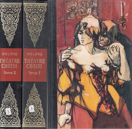 THEATRE CHOISI 2 VOLUMI IN FRANCESE- MOLIERE- BAUDELAIRE--- 1966 - C - YFS90