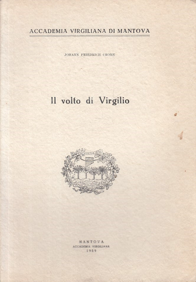 LS- IL VOLTO DI VIRGILIO - CROME - MANTOVA --- 1959 - B - YFS213