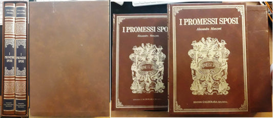 I PROMESSI SPOSI 2 VOLUMI COLN COFANETTO- MANZONI- CALDERARA--- 1987- C- ZFD
