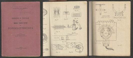 LZ- DISEGNI E TAVOLE MANUALE FOTOELETTRICISTA - PAOLI BRUNETTO - 1931- B- XFS109