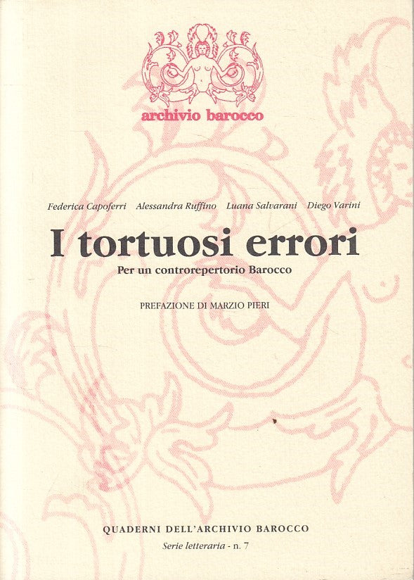 LS- I TORTUOSI ERRORI - AA.VV. - ARCHIVIO BAROCCO --- 2000 - B - ZFS295