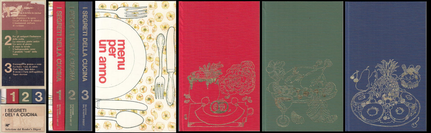 LK- I SEGRETI DELLA CUCINA RICETTE 4 VOLL.-- READER'S DIGEST--- 1970 - B - ZFS455